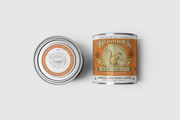 Doobious Achievements Cannabis - Large 16oz. Candle