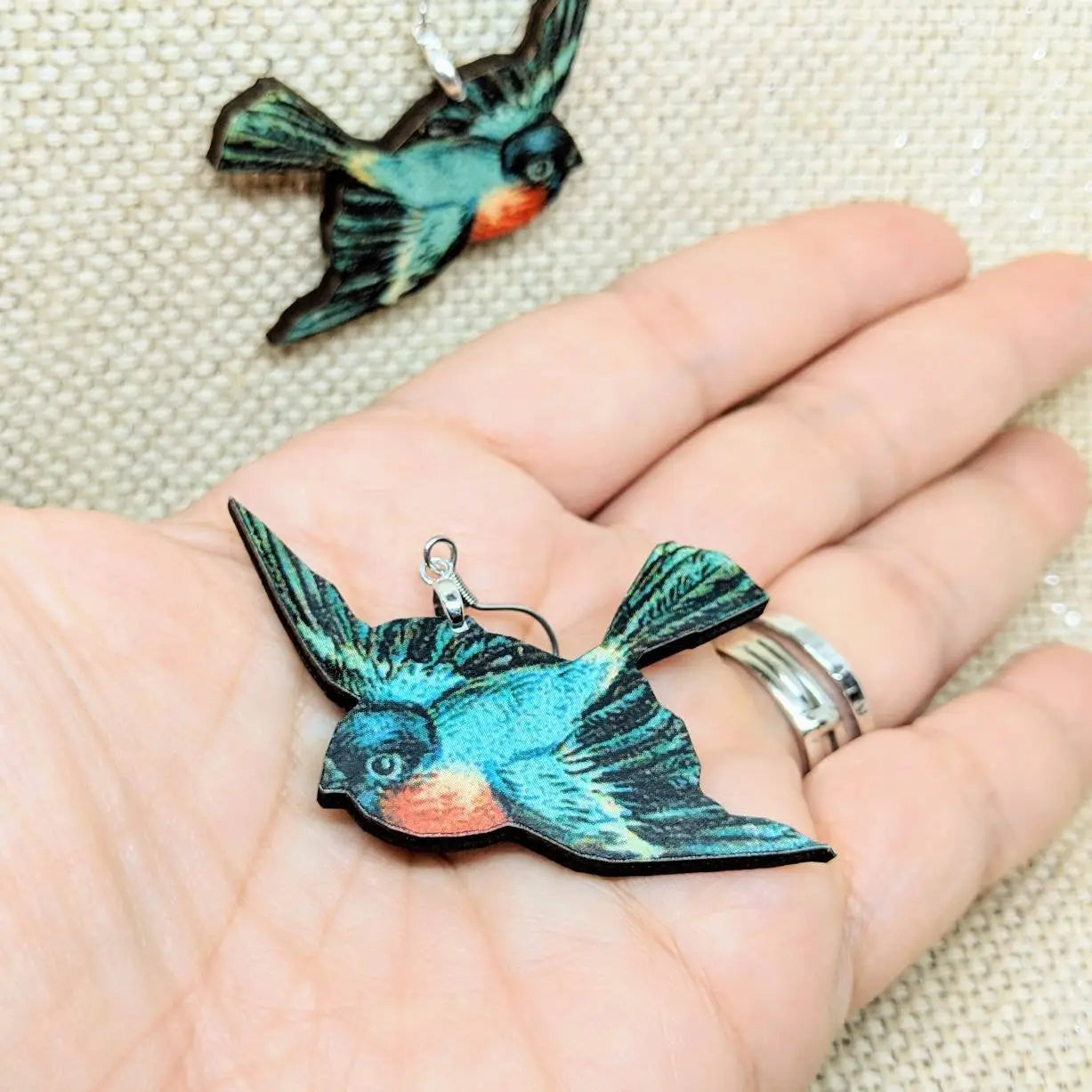 Flying Bird Earrings