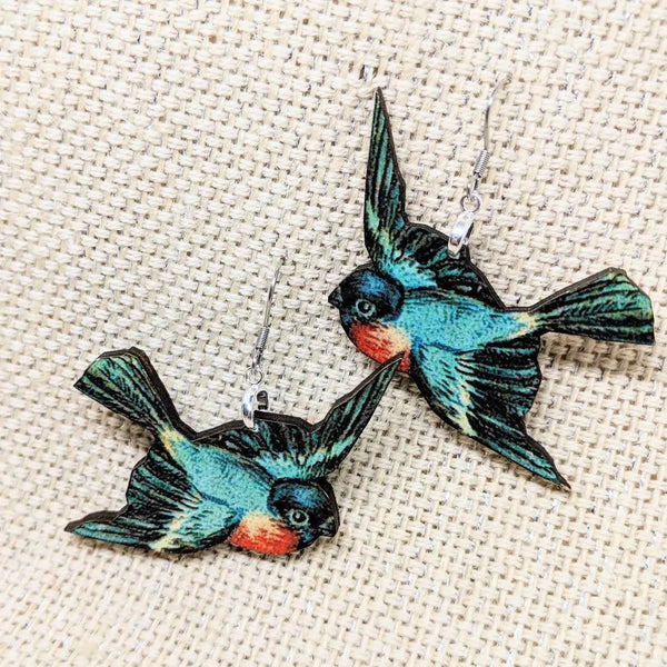 Flying Bird Earrings