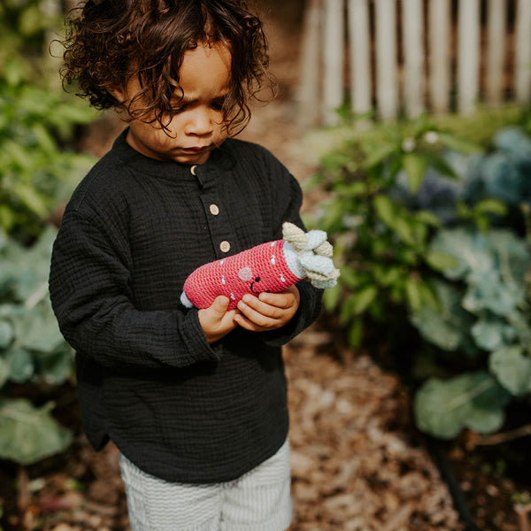 Pretend Play Food Organic Rattle - Radish