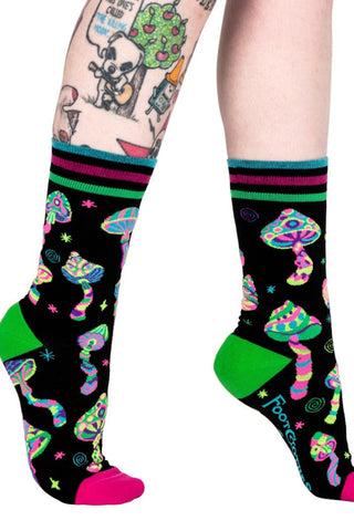 Funky Fungi Crew Socks