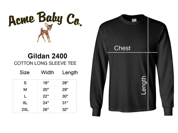 Deer with Butterflies Unisex Long Sleeve Tee