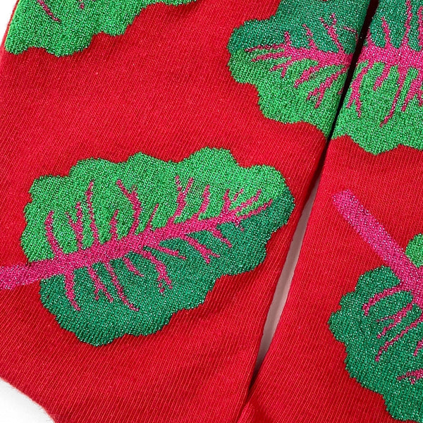 Glowing Green Chard - Socks
