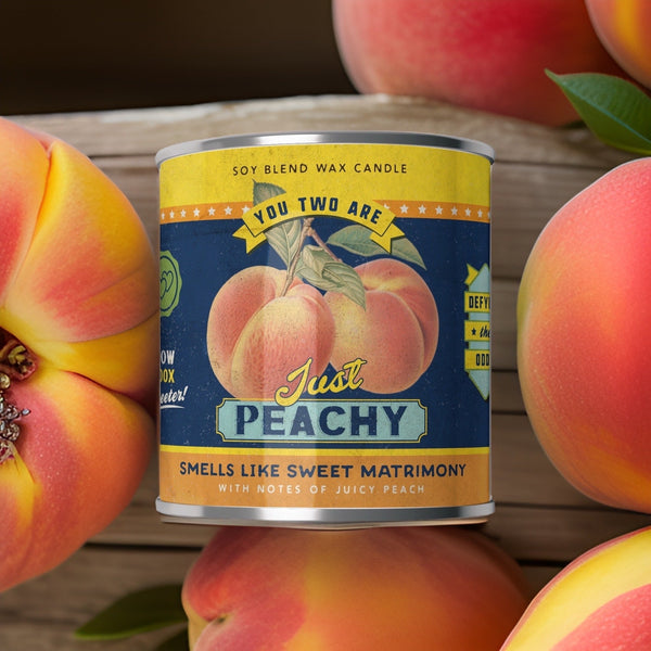 Just Peachy - Large 16oz. Wedding Shower Gift Candle