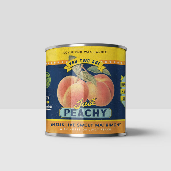 Just Peachy - Large 16oz. Wedding Shower Gift Candle