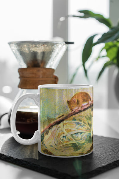 Field Mice White Glossy Mug