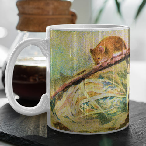 Field Mice White Glossy Mug