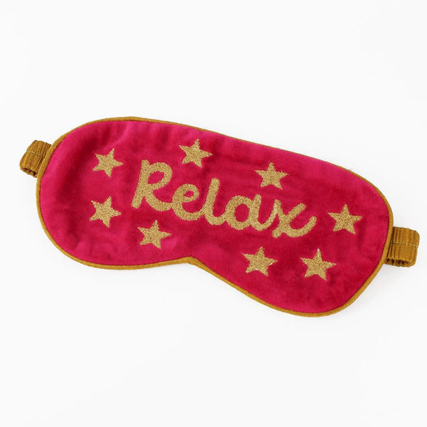 Pink Velvet Relax Eye Mask