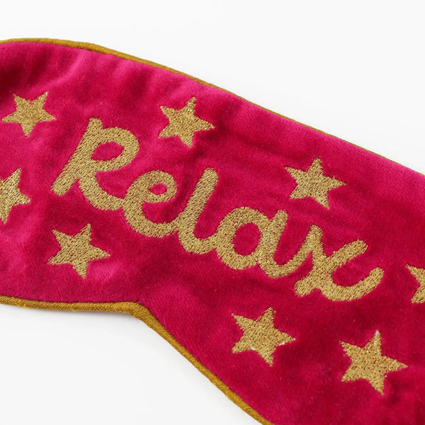 Pink Velvet Relax Eye Mask