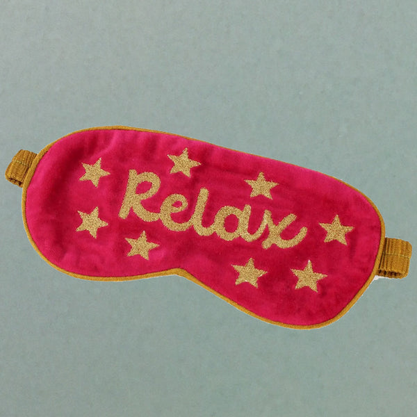 Pink Velvet Relax Eye Mask