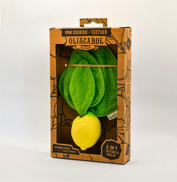 Lemon Mini Doudou-Teether