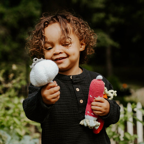 Pretend Play Food Organic Rattle - Radish