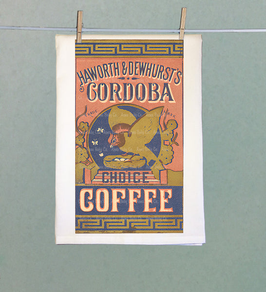 Cordoba Coffee Organic Kitchen Tea Towel