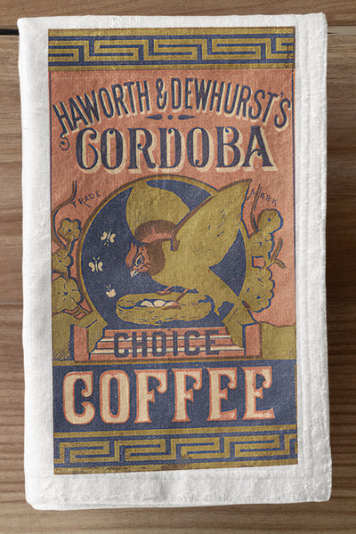 Cordoba Coffee Organic Kitchen Tea Towel