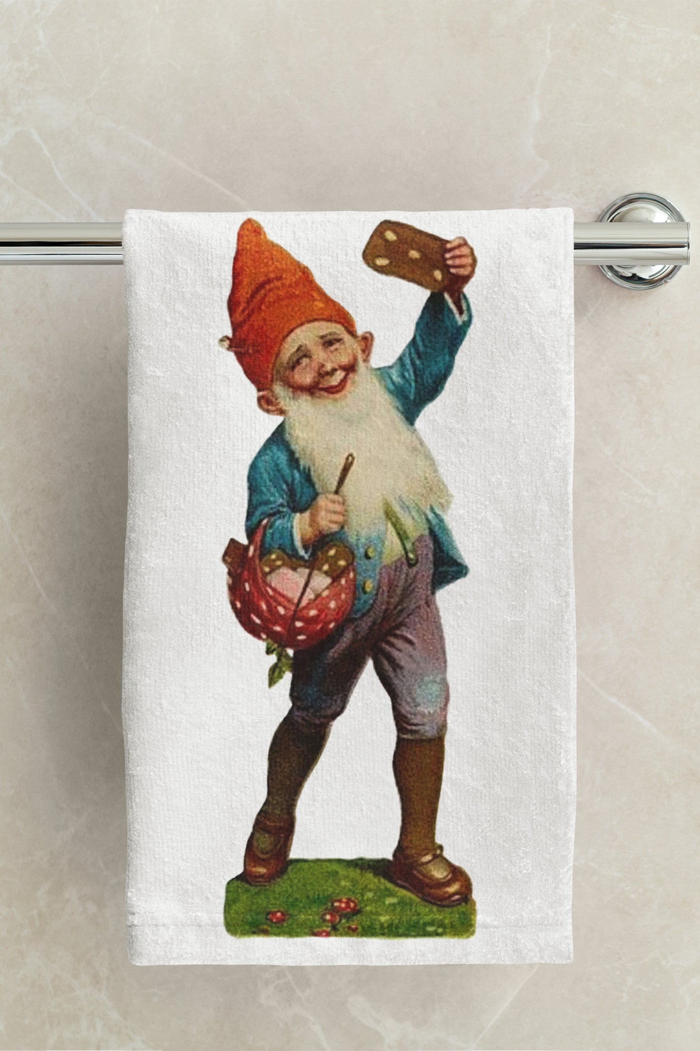 Gnome Retro Organic Kitchen Towel