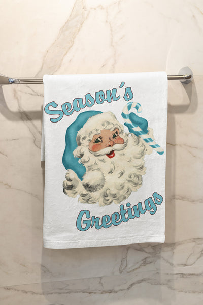 Jolly Santa Organic Tea Towel
