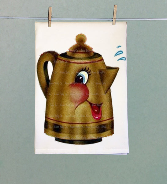 Happy Coffee Organic Kitchen Tea Towel