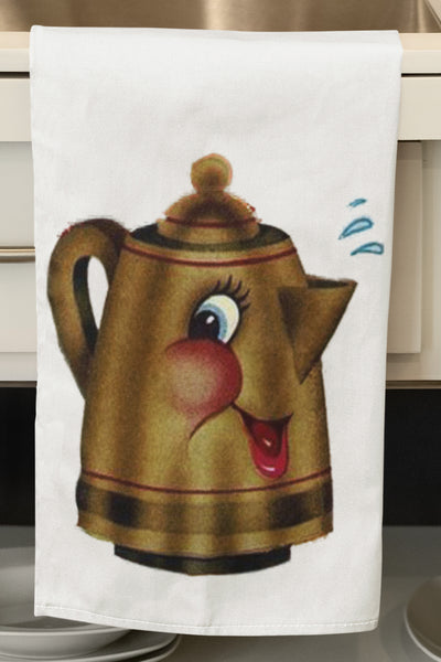 Happy Coffee Organic Kitchen Tea Towel