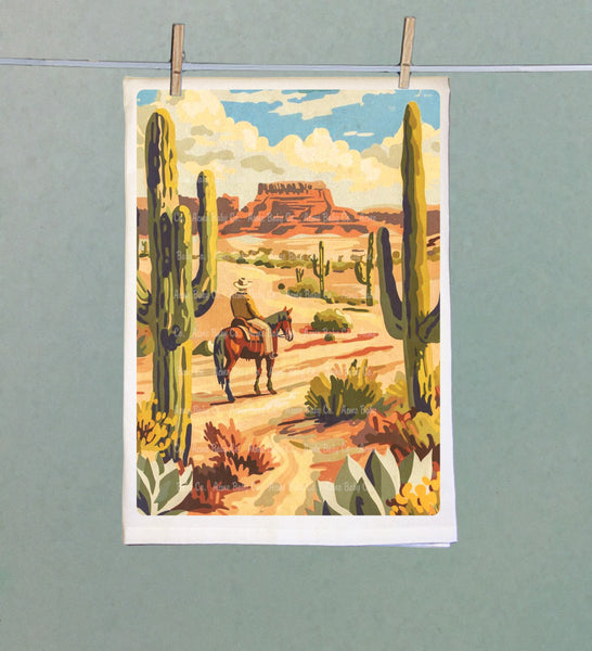 Southwest Reverie Organic Kitchen Tea Towel