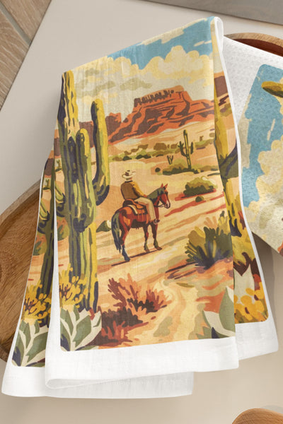 Southwest Reverie Organic Kitchen Tea Towel