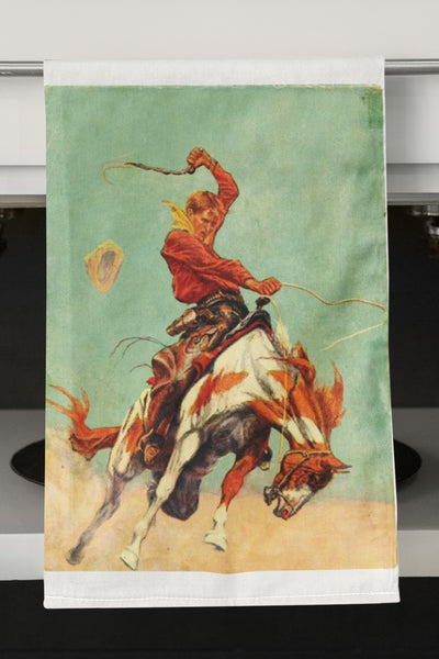Bronco Buster Organic Kitchen Towel