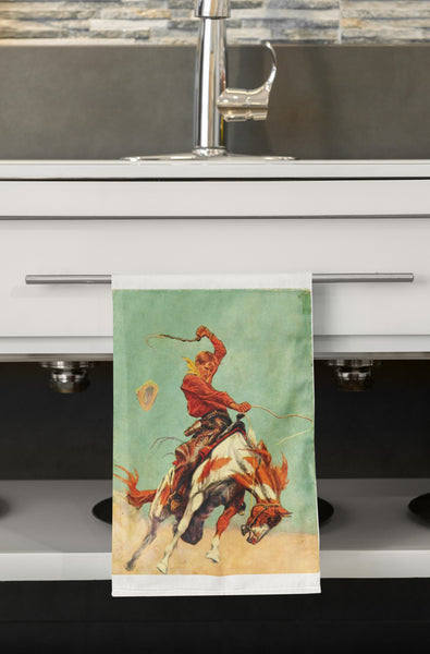 Bronco Buster Organic Kitchen Towel
