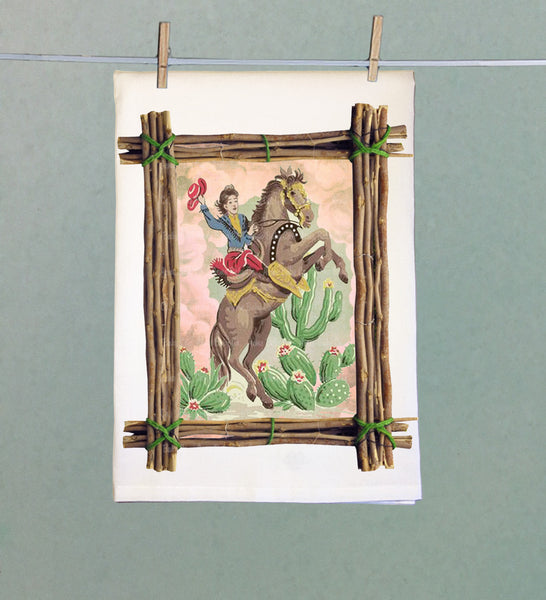 Cactus Cowgirl Organic Kitchen Towel
