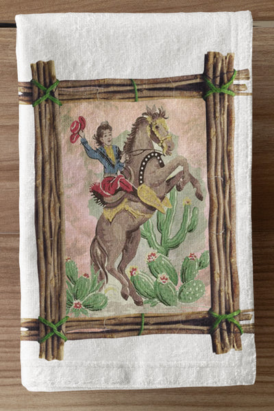 Cactus Cowgirl Organic Kitchen Towel