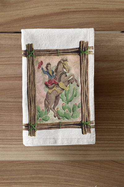 Cactus Cowgirl Organic Kitchen Towel