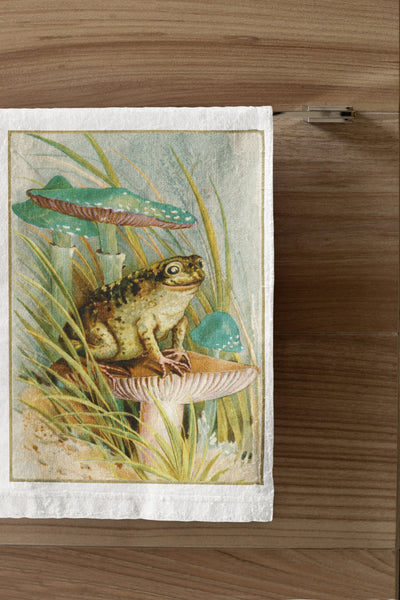Grassland Frog Organic Kitchen Towel