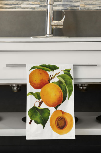 Natural Apricots Organic Tea Towel