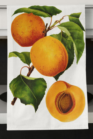 Natural Apricots Organic Tea Towel