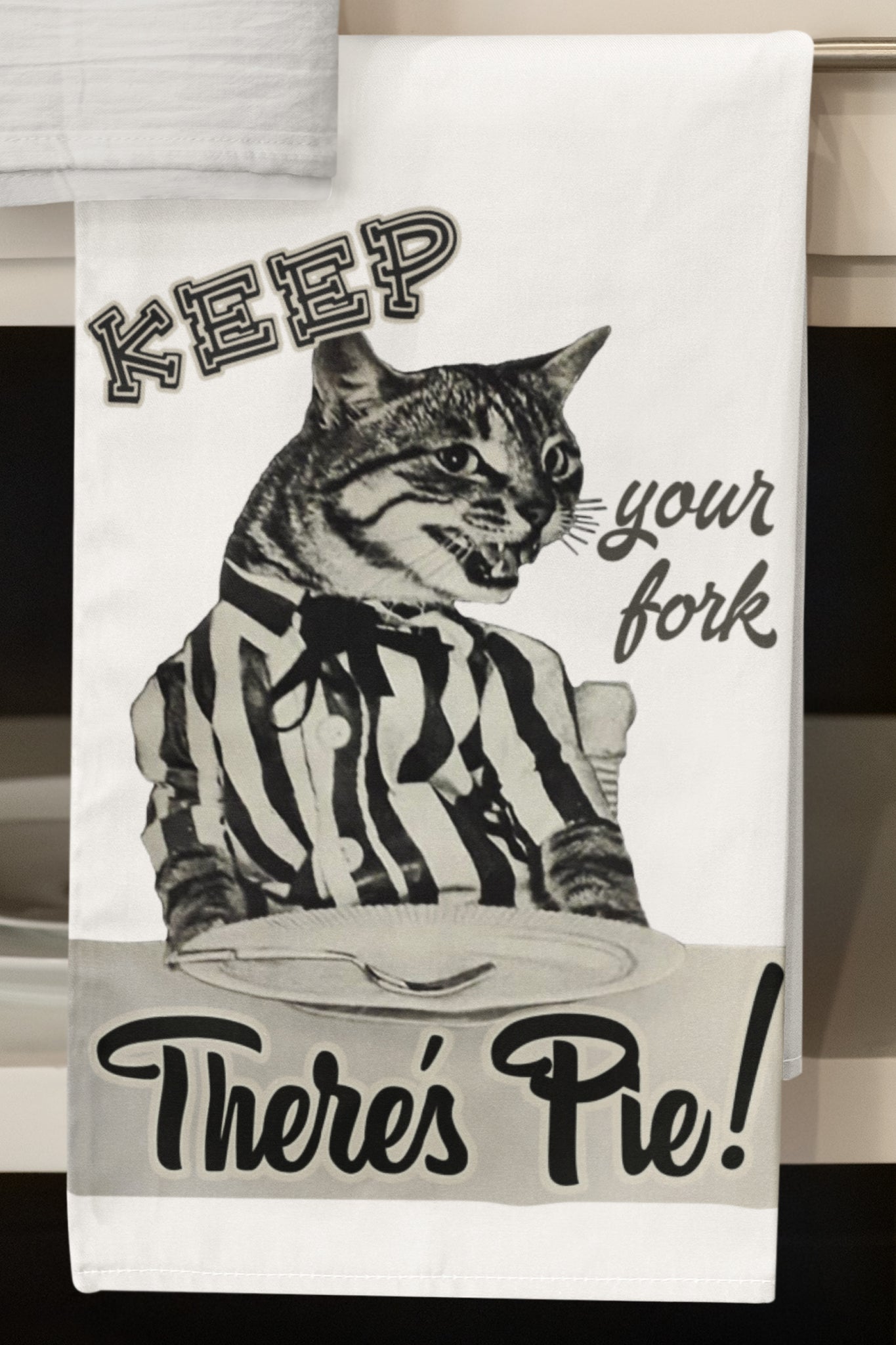 Keep Your Fork! Organic Tea Towel
