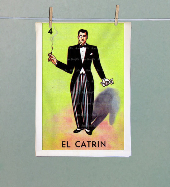 El Catrin Retro Organic Kitchen Towel