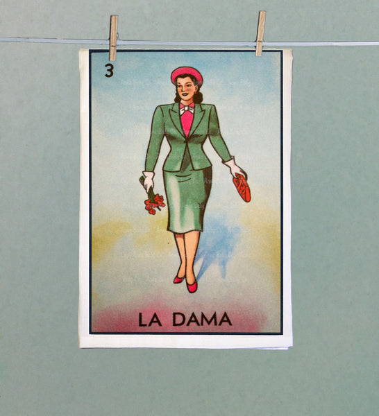 La Dama Retro Organic Kitchen Towel