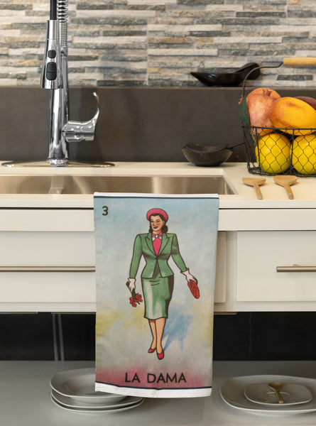 La Dama Retro Organic Kitchen Towel