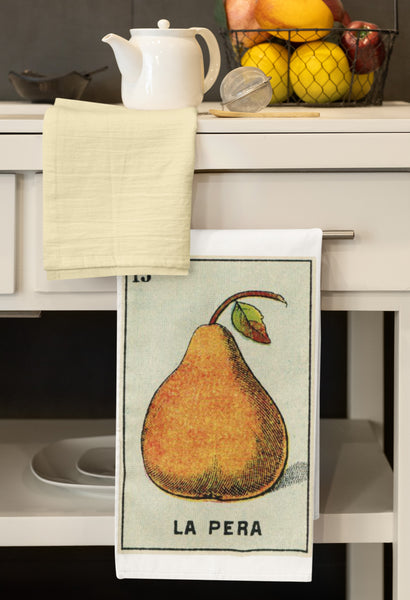 La Pera Pear Organic Tea Towel