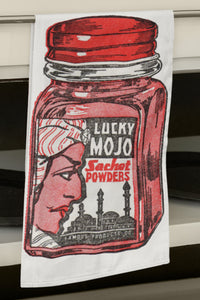 Lucky Mojo Powder Organic Tea Towel