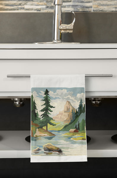 Woodland Forest Organic Tea Towel