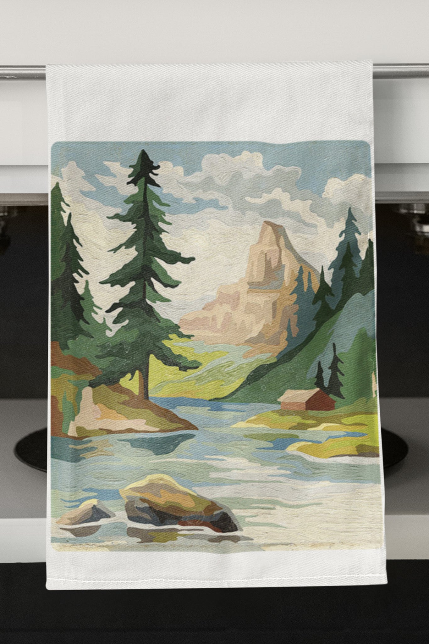 Woodland Forest Organic Tea Towel