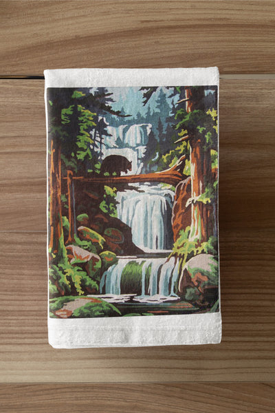 Northwest Bear Organic Tea Towel