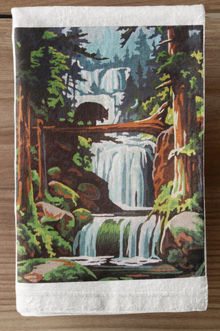 Northwest Bear Organic Tea Towel