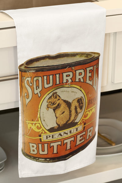 Squirrel Peanut Butter Organic Kitchen Towel