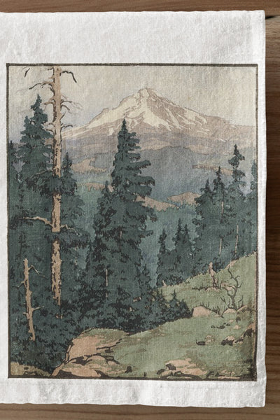 Mt. Hood National Park Organic Kitchen Towel