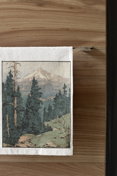 Mt. Hood National Park Organic Kitchen Towel