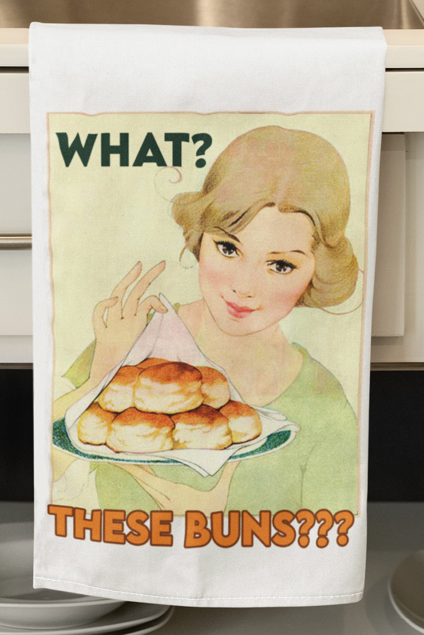 These Buns?? Organic Tea Towel