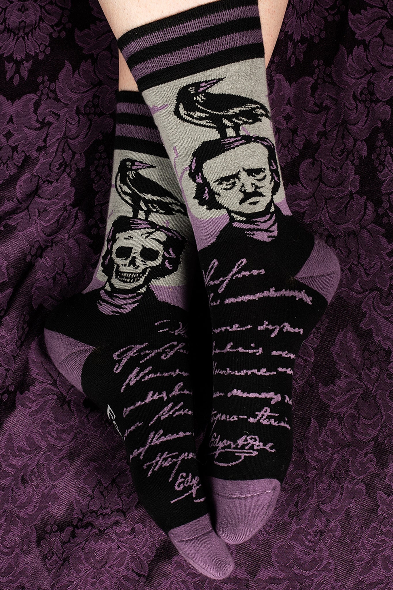 The Raven Poe Socks