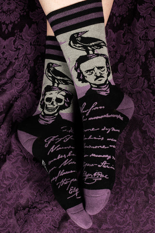 The Raven Poe Socks