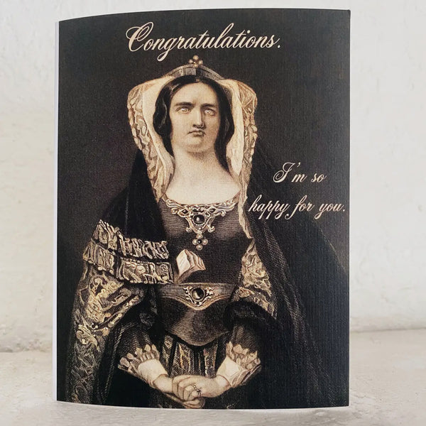 So Happy For You Funny Congratulations Card