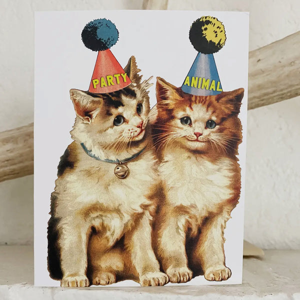 Party Cats Funny Birthday or Celebration Card